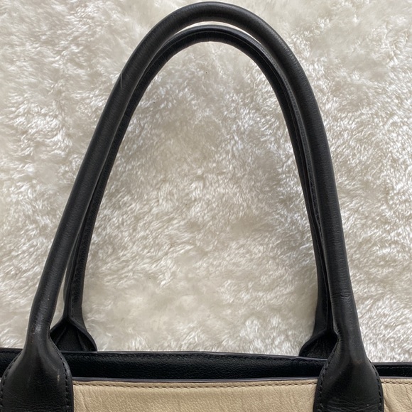 SALE❗️KATE SPADE New York Two Tone Bow Tote: Black and Beige color - Picture 11 of 12